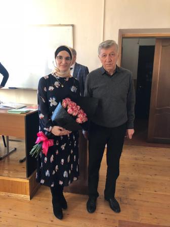 Бараева Х.А. после защиты диссертации с научным руководителем Керимовым К